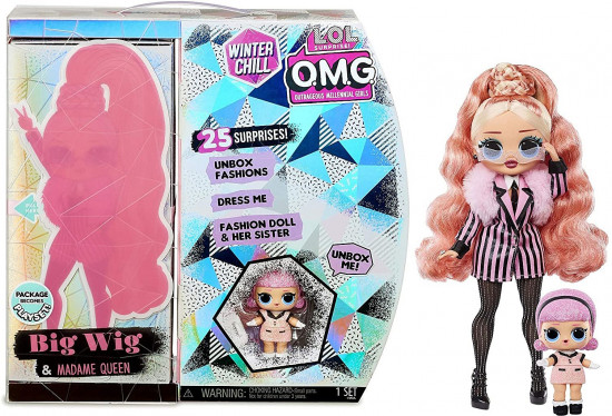 Кукла «L.O.L. Winter Chill Big Wig and Madame Queen»