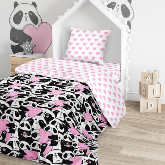 Комплект постельного белья «Love panda»