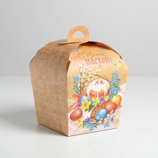 Коробка складная «С Великой Пасхой»