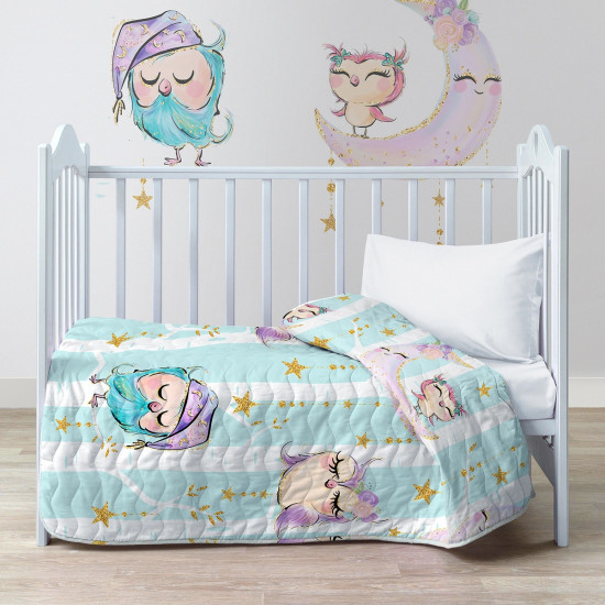 Покрывало стеганое детское «Sleep owls»
