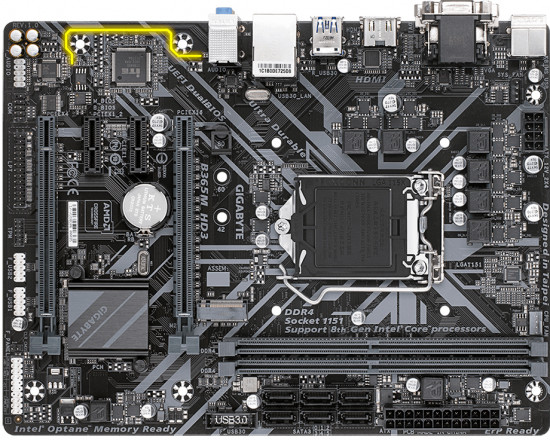 Материнская плата Gigabyte B365M HD3
