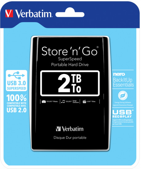 Внешний жесткий диск Verbatim Store 'n' Go