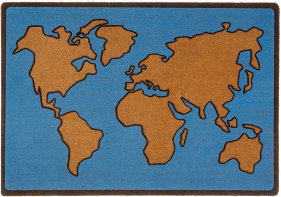 Коврик придверный «World Map»