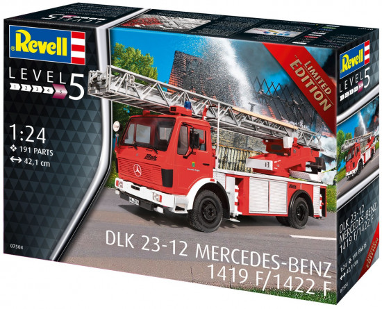Модель сборная «Пожарная машина DLK 23-12 Mercedes-Benz 1419/1422 Limited Edition»