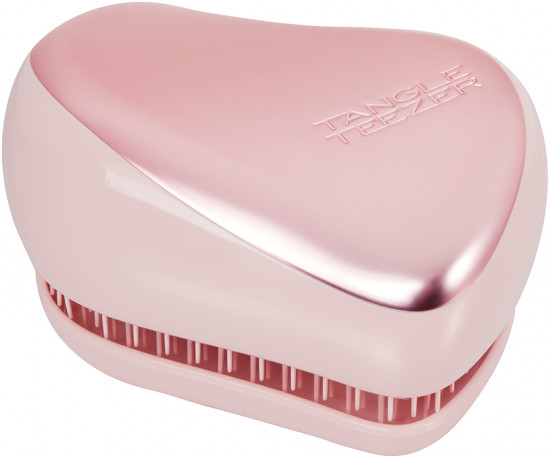 Расческа компактная «Pink matte chrome»