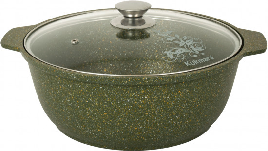 Кастрюля-жаровня с крышкой «Malachite»