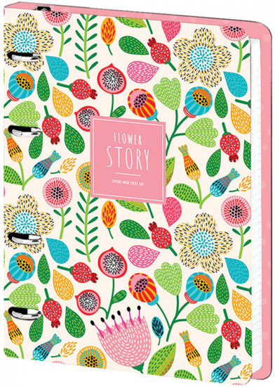 Тетрадь на кольцах «Flower Story»