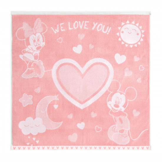 Полотенце детское «Mickey and Minnie we love»