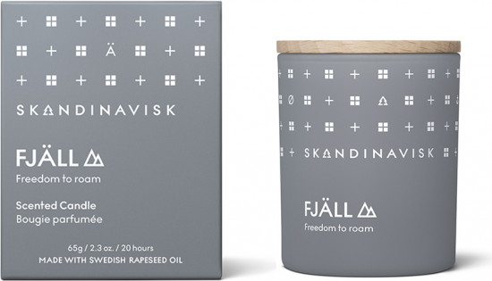 Свеча ароматическая с крышкой «Fjall»