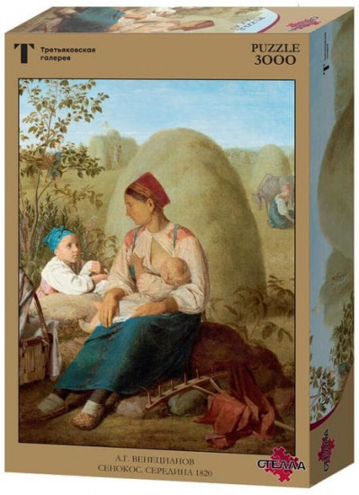 Пазл «Венецианов А.Г. Сенокос»