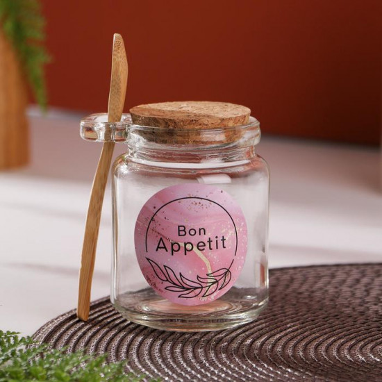 Банка с ложкой для сыпучих продуктов «Bon appetit»