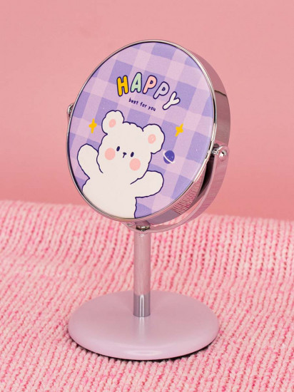 Зеркало косметическое на подставке «Happy»
