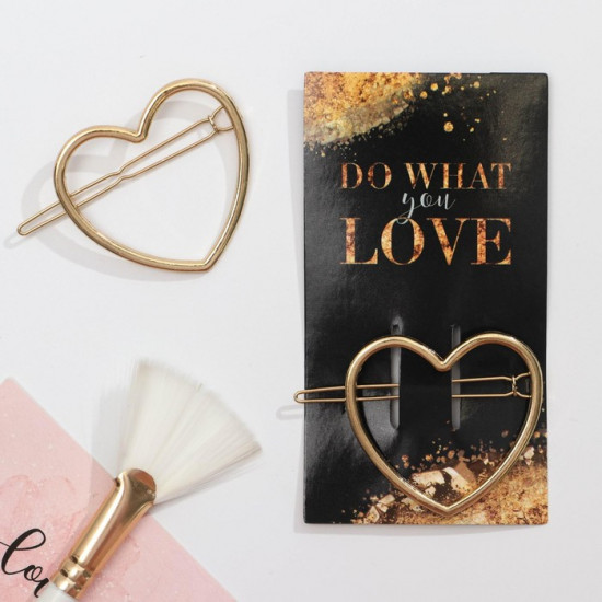 Заколка для волос «Do what you love»