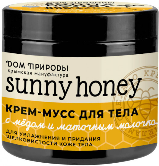 Крем-мусс для тела с медом и маточным молочком