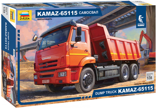 Модель сборная «Самосвал KAMAZ-65115»