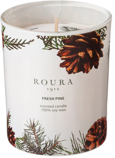 Свеча в стакане ароматизированная «Fresh pine»