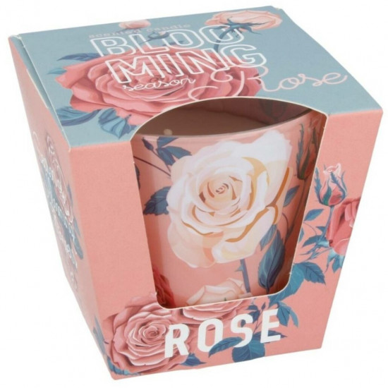 Свеча в стакане ароматизированная «Rose»