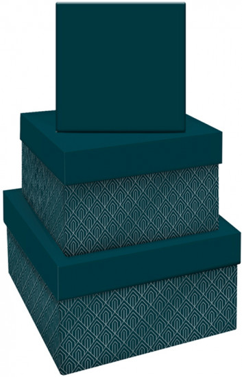 Набор коробок квадратных «Emerald style. Base»