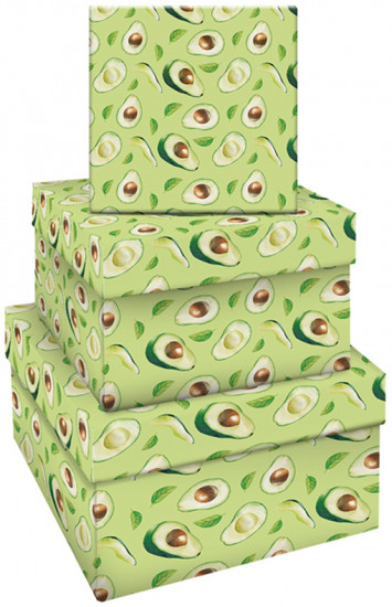 Набор коробок квадратных «Avocado»