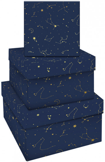 Набор коробок квадратных «Golden constellations»