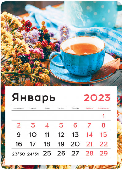 Календарь отрывной на 2023 год «Mono — Break»
