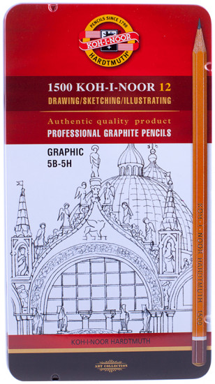 Набор карандашей чернографитных «1500 Graphic»