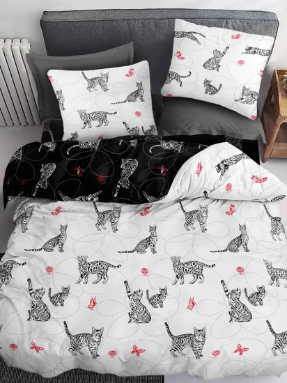 Комплект постельного белья «Кошки. Игра»