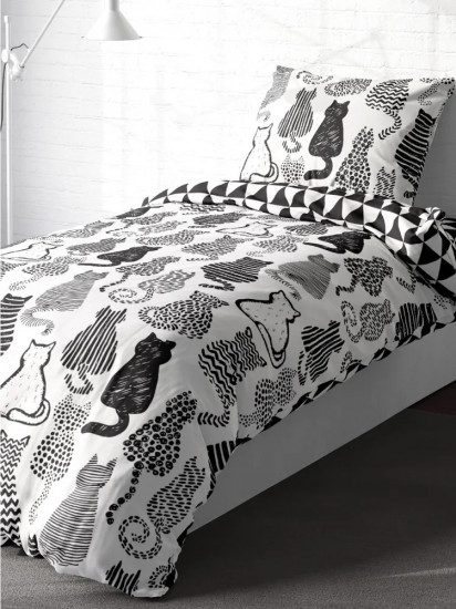 Комплект постельного белья «Graphic cats»