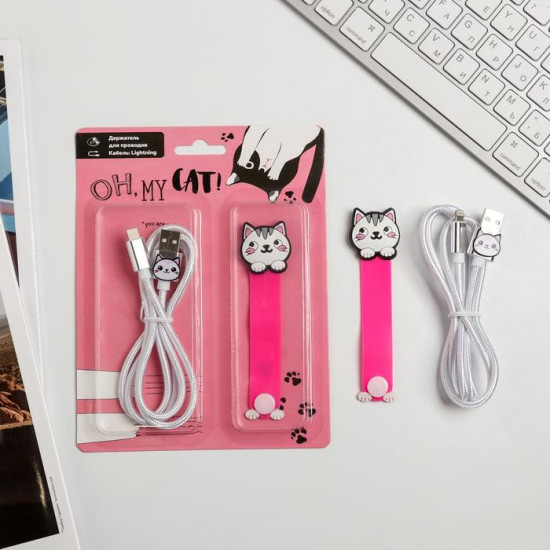 Комплект аксессуаров для iPhone «Oh, my cat»