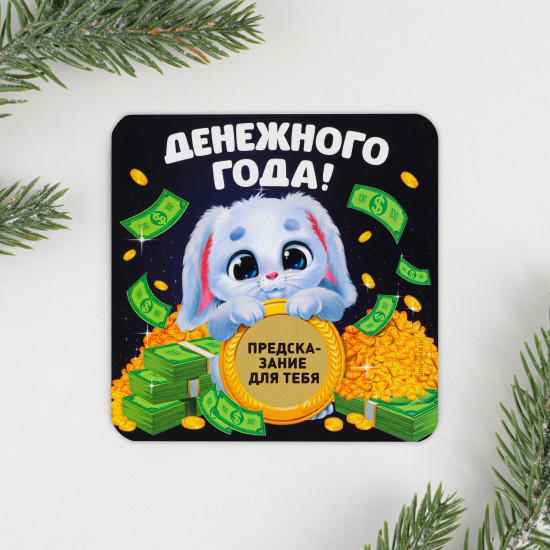 Магнит со скретч-слоем «Денежного года!»