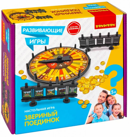 Игра настольная «Звериный поединок»