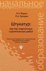Штукатур. Мастер отделочных строительных работ