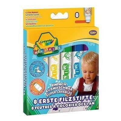 Фломастеры цветные для малышей, 8 шт