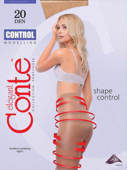 Колготки женские "Control" (shade, 20 Den)