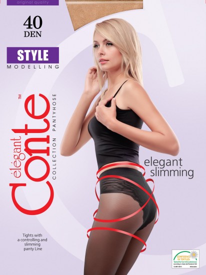 Колготки женские "Style" (nero, 40 Den)