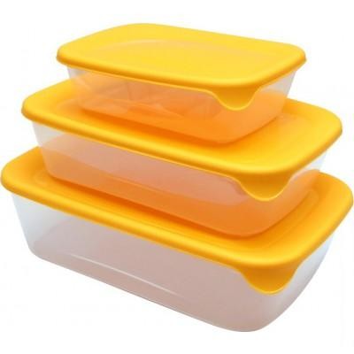 Набор контейнеров для хранения продуктов «Fresh & Go» (0,5+1,0+2,0 л)