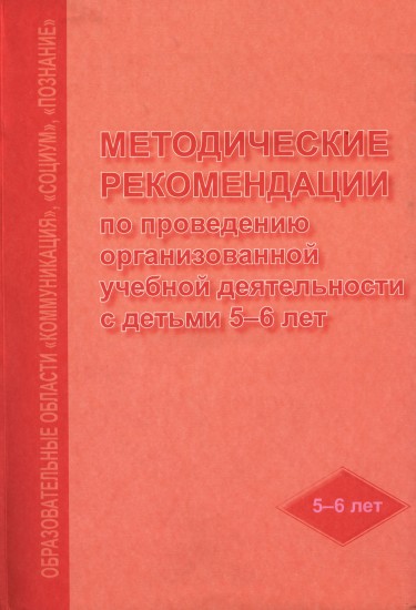 Методические рекомендации по проведению организованной учебной деятельности с детьми 5 - 6 лет