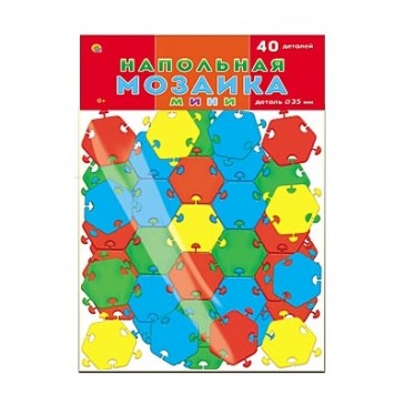 Напольная мозаика для малышей (40 деталей)