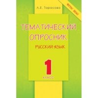 Тематический опросник по русс.яз. 1класс. ФГОС