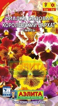 Семена. Фиалка садовая «Королевский бархат», 0,1 г