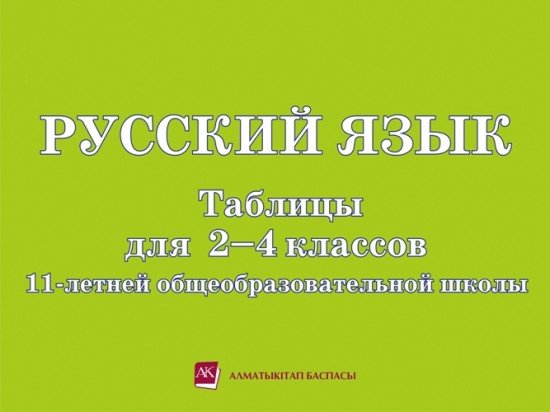 2-4 класс Русский язык. Демонстрационные таблицы