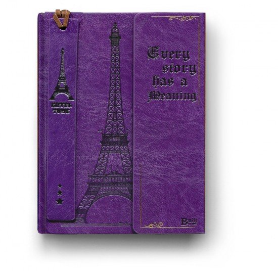 Записная книжка с клапаном «Символ Парижа - 2», 128 листов