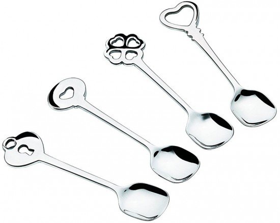 Набор чайных ложек «Love Key», 4 шт