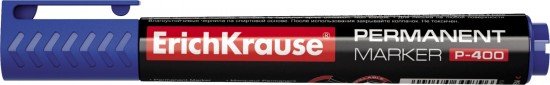 Перманентный маркер «ErichKrause Р-400», синий