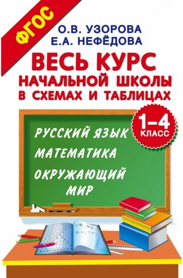 Весь курс начальной школы в схемах и таблицах. 1-4 классы. Русский язык, математика, окружающий мир
