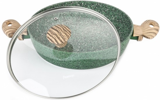 Сотейник «Malachite» (2,85 л) со стеклянной крышкой