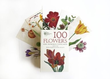 100 Flowers from the RHS: 100 Postcards in a Box (Postcard Box)