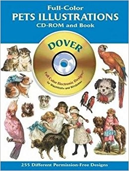 Full-Color Pets Illustrations CD-ROM and Book