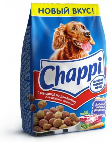 Корм сухой для собак «Chappi», с говядиной (600 гр)