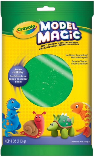 Волшебный застывающий пластилин «Crayola», зеленый